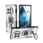 For OnePlus 13 Metal Kickstand TPU Hybrid PC Phone Case(Grey)