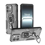 For OnePlus 13T Metal Kickstand TPU Hybrid PC Phone Case(Black)