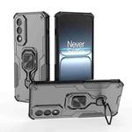 For OnePlus Ace 5 Ultra / Nord 5 Metal Kickstand TPU Hybrid PC Phone Case(Black)