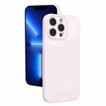 For iPhone 13 Pro Fine Hole Liquid Silicone Phone Case(Pink)