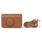 For Kodak EKTAR H35 / F501 / F9 Full Body Leather Camera Case Bag with Strap(Brown)