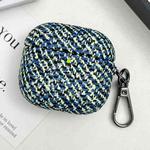 For AirPods 4 Camouflage Texture Earbuds Box PC Case with Hook(Army Green)