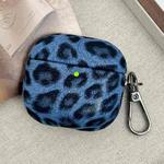 For AirPods Pro 2 Leopard Texture Wireless Earphone PC Case(Blue)