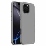 For iPhone 16 Pro Burom Cloud Sensing Ultra-thin Liquid Silicone Full Coverage Phone Case(Fifty Shades of Grey)