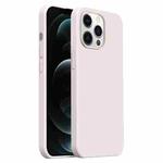 For iPhone 12 Pro Max Burom Cloud Sensing Ultra-thin Liquid Silicone Full Coverage Phone Case(Antique White)