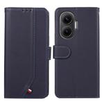 For Redmi Turbo 4 Pro ABEEL Delicate Texture Splicing RFID Leather Phone Case(Blue)