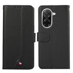 For Redmi A5 4G 173.3mm ABEEL Delicate Texture Splicing RFID Leather Phone Case(Black)