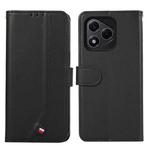 For Honor 400 Lite ABEEL Delicate Texture Splicing RFID Leather Phone Case(Black)