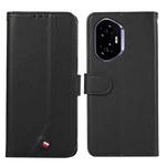 For Honor 400 ABEEL Delicate Texture Splicing RFID Leather Phone Case(Black)