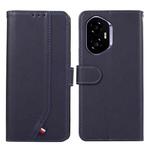 For Honor 400 ABEEL Delicate Texture Splicing RFID Leather Phone Case(Blue)