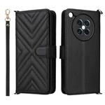 For OPPO Find X8s 5G Multifunctional 6-Card Slots Leather Phone Case with Wrist Strap(Black)