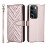 For Realme C71 4G Multifunctional 6-Card Slots Leather Phone Case with Wrist Strap(Pink)