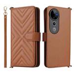 For vivo S19 Pro 5G / V40 5G Multifunctional 6-Card Slots Leather Phone Case with Wrist Strap(Brown)