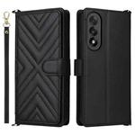 For OnePlus Nord 5 / OnePlus Ace 5 Ultra Multifunctional 6-Card Slots Leather Phone Case with Wrist Strap(Black)