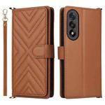 For OnePlus Nord 5 / OnePlus Ace 5 Ultra Multifunctional 6-Card Slots Leather Phone Case with Wrist Strap(Brown)