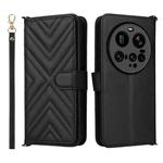 For Xiaomi 15 Ultra Multifunctional 6-Card Slots Leather Phone Case with Wrist Strap(Black)