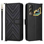 For ZTE nubia Neo 3 GT 5G Multifunctional 6-Card Slots Leather Phone Case with Wrist Strap(Black)
