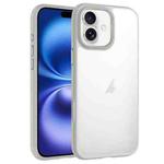 For iPhone 16 Phantom Frosted Airbag Shockproof Transparent Phone Case(Grey)