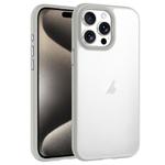 For iPhone 15 Pro Phantom Frosted Airbag Shockproof Transparent Phone Case(Grey)