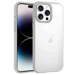 For iPhone 14 Pro Phantom Frosted Airbag Shockproof Transparent Phone Case(Grey)