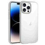 For iPhone 14 Pro Max Phantom Frosted Airbag Shockproof Transparent Phone Case(Grey)