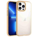For iPhone 13 Pro Phantom Frosted Airbag Shockproof Transparent Phone Case(Yellow)