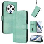 For Tecno Spark 30 4G Line Splicing Buckle Retro Leather Phone Case(Mint)
