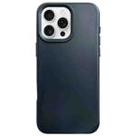 For iPhone 16 Pro Dopamine Simple Imitation Liquid Silicone Phone Case(Black)