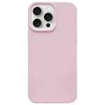 For iPhone 15 Pro Max Dopamine Simple Imitation Liquid Silicone Phone Case(Sakura Powder)