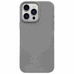 For iPhone 13 Pro Max Dopamine Simple Imitation Liquid Silicone Phone Case(Starry Grey)