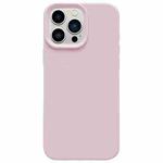 For iPhone 13 Pro Max Dopamine Simple Imitation Liquid Silicone Phone Case(Sakura Powder)