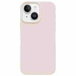 For iPhone 13 Dopamine Simple Imitation Liquid Silicone Phone Case(Cheese White)