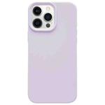 For iPhone 12 Pro Max Dopamine Simple Imitation Liquid Silicone Phone Case(Bean Purple)