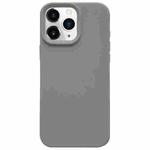 For iPhone 11 Pro Max Dopamine Simple Imitation Liquid Silicone Phone Case(Starry Grey)