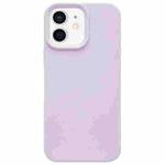 For iPhone 11 Dopamine Simple Imitation Liquid Silicone Phone Case(Bean Purple)