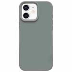 For iPhone 11 Dopamine Simple Imitation Liquid Silicone Phone Case(Starry Grey)