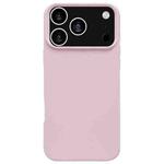 For iPhone 17 Pro Dopamine Simple Imitation Liquid Silicone Phone Case(Sakura Powder)