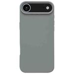 For iPhone 17 Air Dopamine Simple Imitation Liquid Silicone Phone Case(Starry Grey)