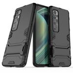 For Xiaomi Mi 10 Ultra PC + TPU Shockproof Protective Case with Invisible Holder(Black)