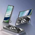 For Huawei Mate X3 / X5 GKK Phantom Magnetic Full Coverage TPU Phone Case with Rotating Stand(Black)