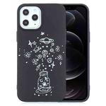 For iPhone 12 / 12 Pro Painted Pattern Soft TPU Case(Wishing Bottle)