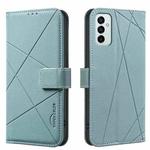 For Samsung Galaxy A23 / M23 / M13 4G Geometric Pattern RFID Leather Phone Case(Green)