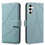 For Samsung Galaxy S23+ 5G Geometric Pattern RFID Leather Phone Case(Green)