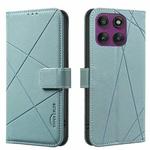 For Motorola Edge 60 Pro Geometric Pattern RFID Leather Phone Case(Green)