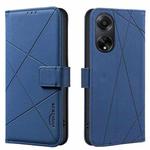 For OPPO A98 5G / F23 / A1 Geometric Pattern RFID Leather Phone Case(Blue)