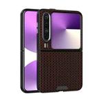 For Huawei Pura X ABEEL Ruyi Pattern 6D Micro Relief MagSafe Leather Phone Case(Brown)