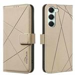 For Tecno Spark 40 Pro 4G Geometric Pattern RFID Leather Phone Case(Beige)