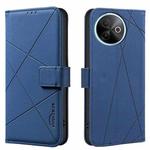 For vivo Y39 5G Geometric Pattern RFID Leather Phone Case(Blue)