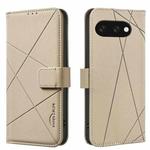 For Google Pixel 9a Geometric Pattern RFID Leather Phone Case(Beige)