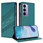 For itel City 100 Embossed Multi-functional Wallet Retro Leather Phone Case(Dark Green)